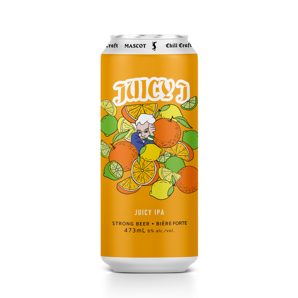 Can of Juicy J by Mascot Brewery.