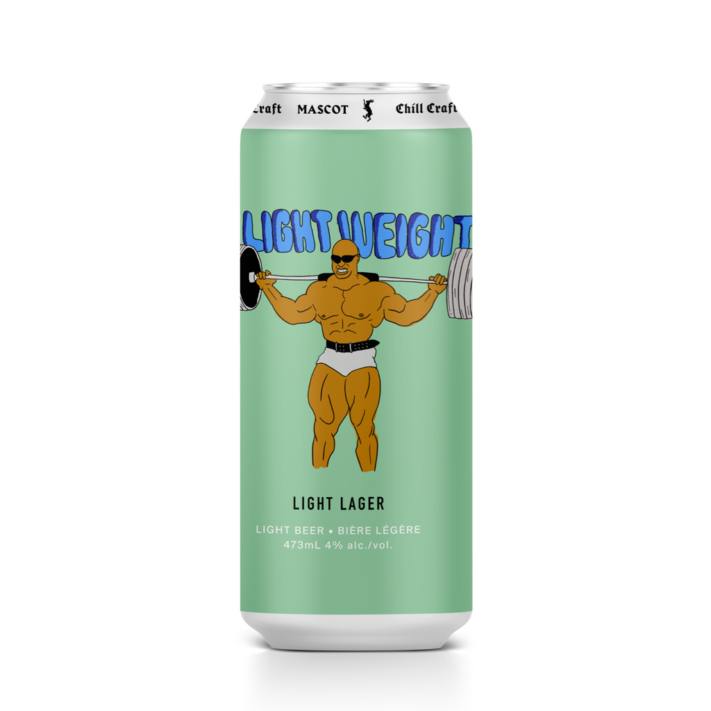 Can of lightweight lager by Mascot Brewery
